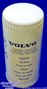 Volvo Penta Ölfilter für Serie D5 und D7, original 3831236